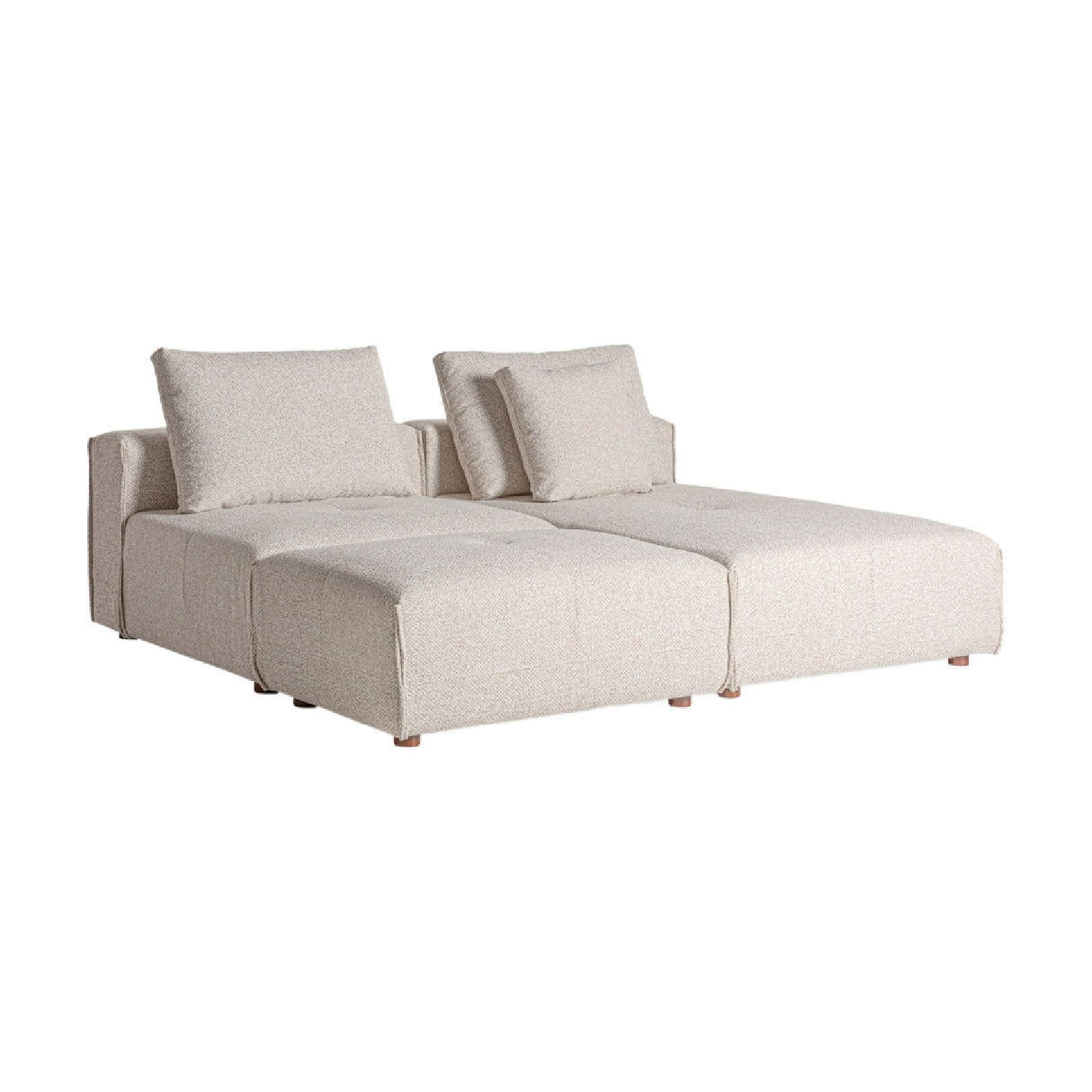 Cream Fabric Modular Sofa | Oroa.com