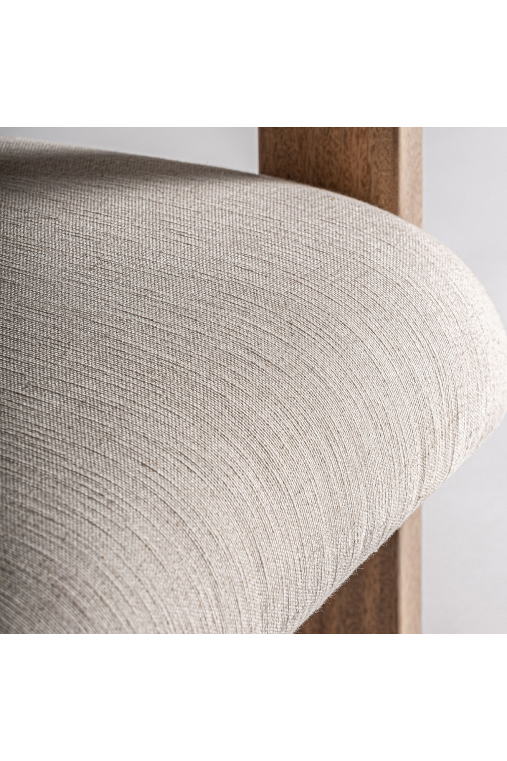 Mango Wood Curved Armchair | Vical Home Racoud | Oroa.com