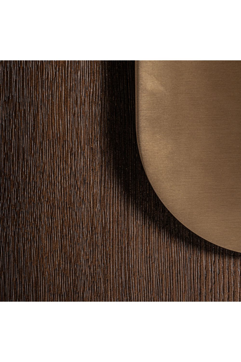 Brown Oak 4-Door Sideboard | Oroa.com