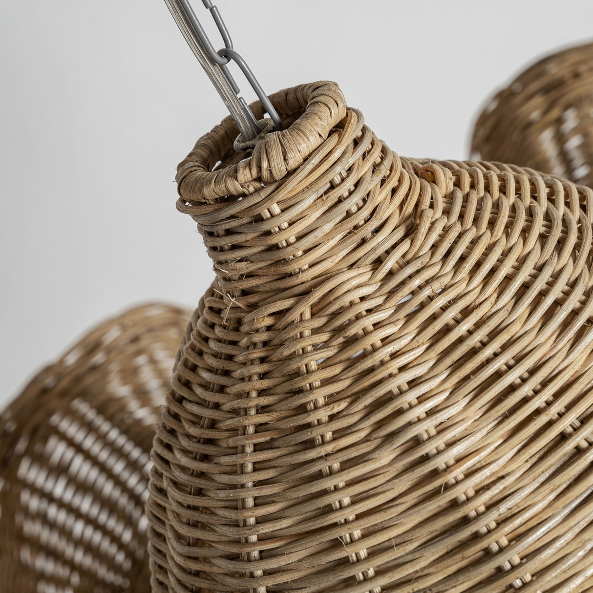 Modern European furniture - Wavy Rattan Pendant Light - www.oroa.com | Oroa.com