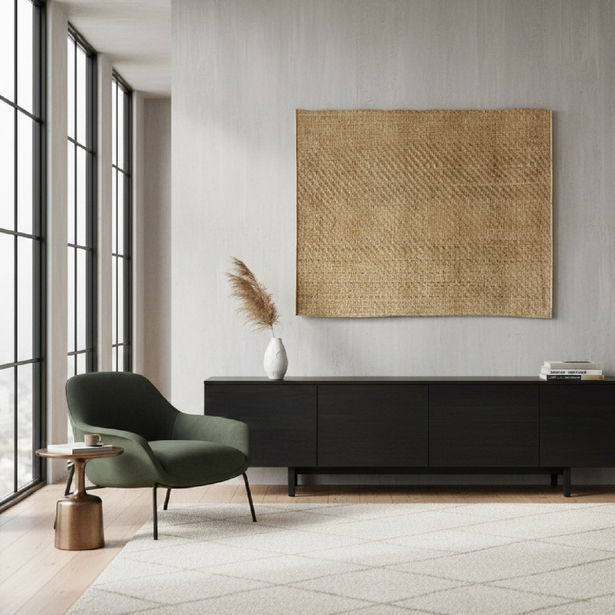 Modern European furniture - Woven Natural Fiber Wall Decor - www.oroa.com | Oroa.com