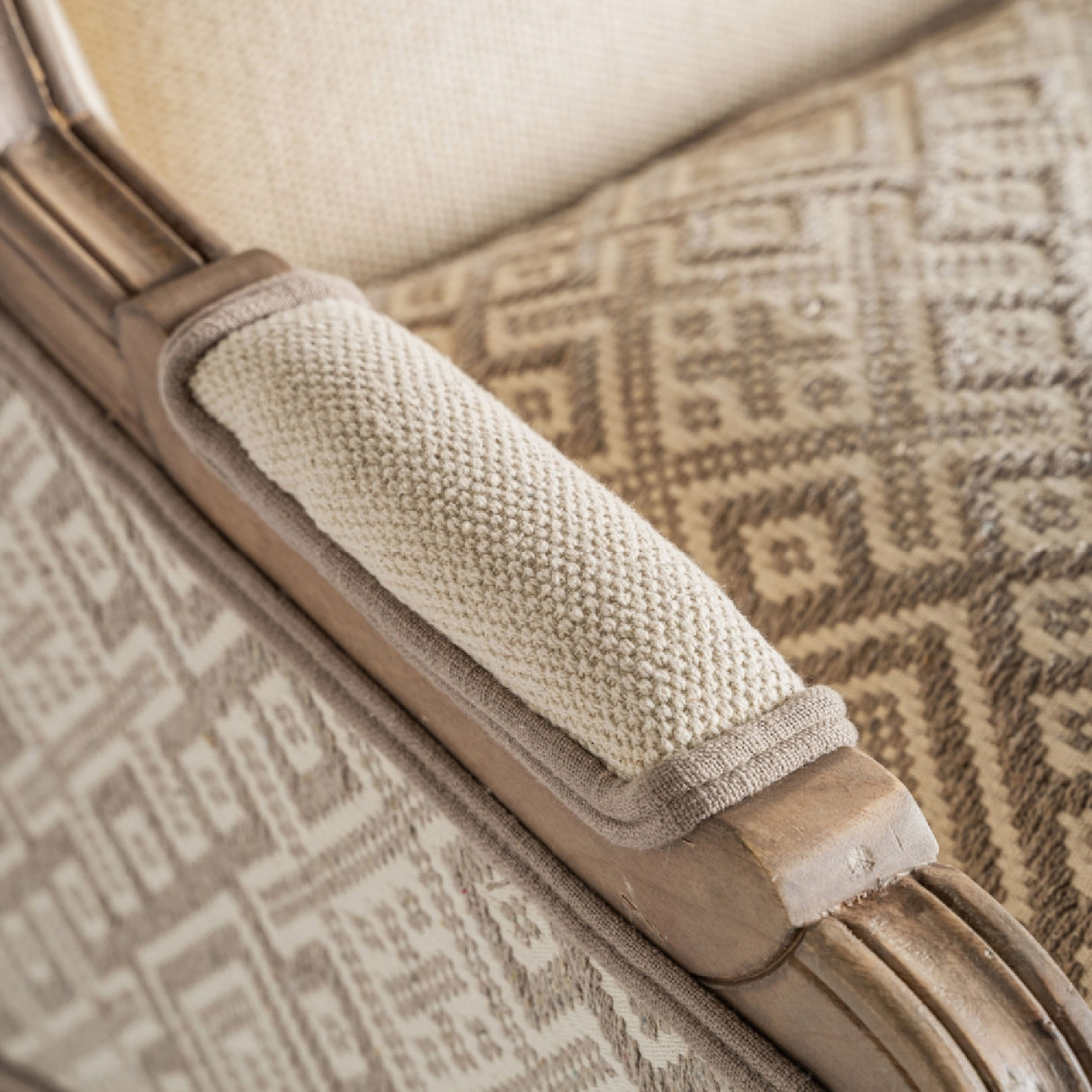 Beige Classic Accent Chair | Oroa.com