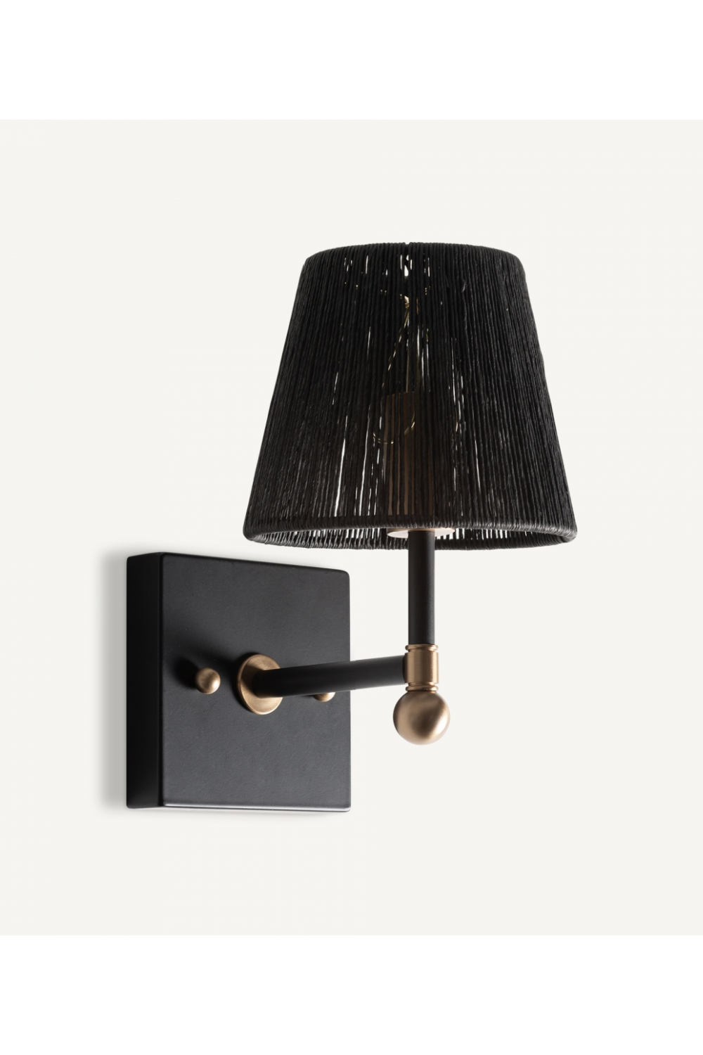Black Rope Wall Lamp | Vical Home Gael | Oroa.com