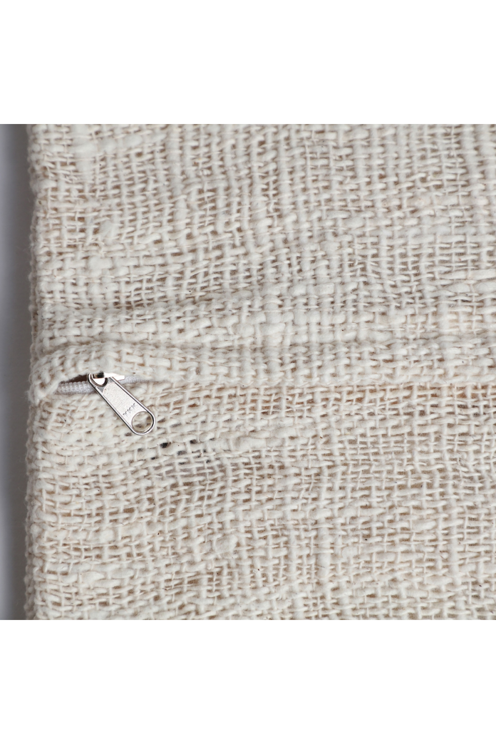 Patterned Off-White Cotton Cushion | Vical Home Clancy | Oroa.com