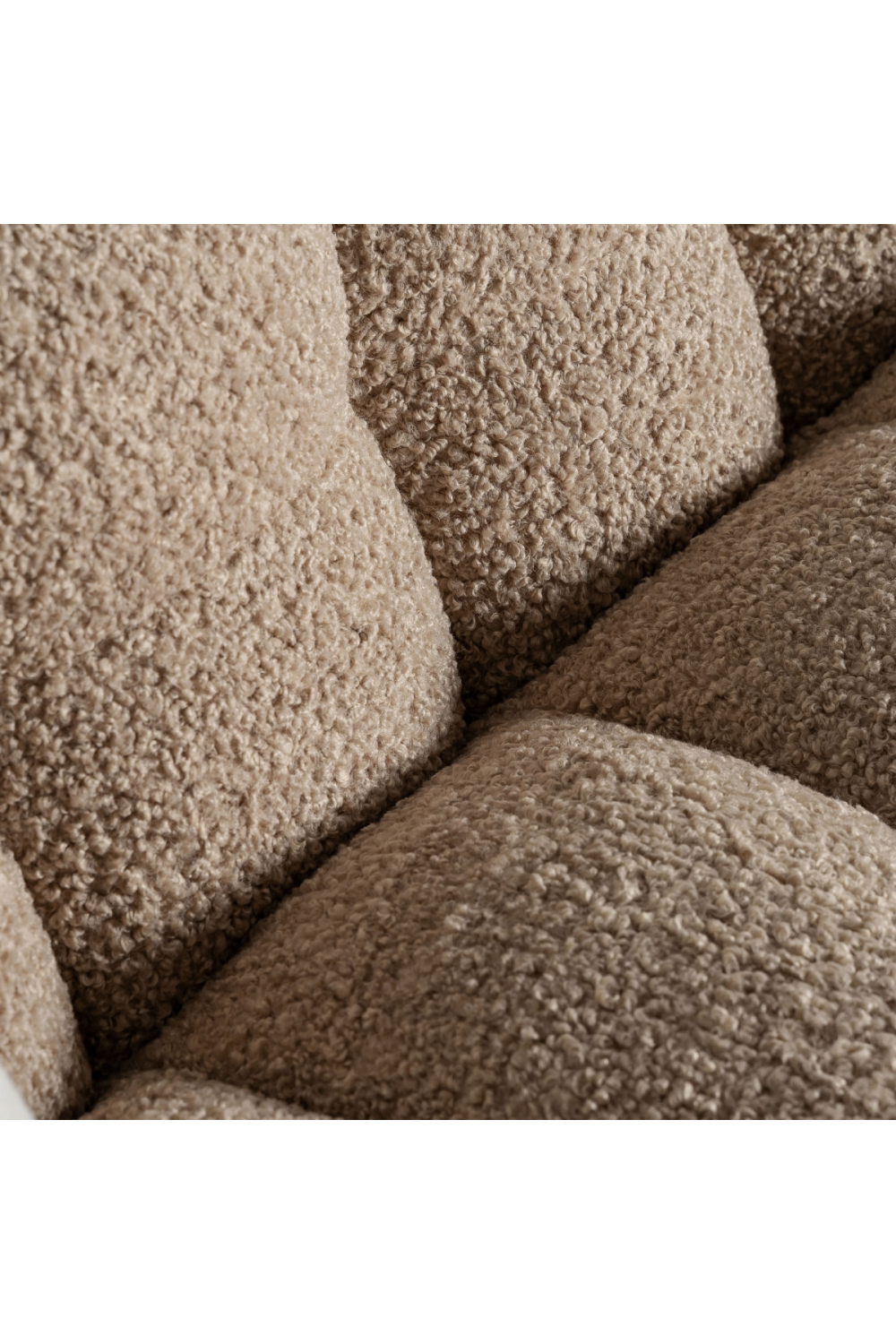 Brown Channel-Tufted Sofa | Vical Home Maurs | Oroa.com