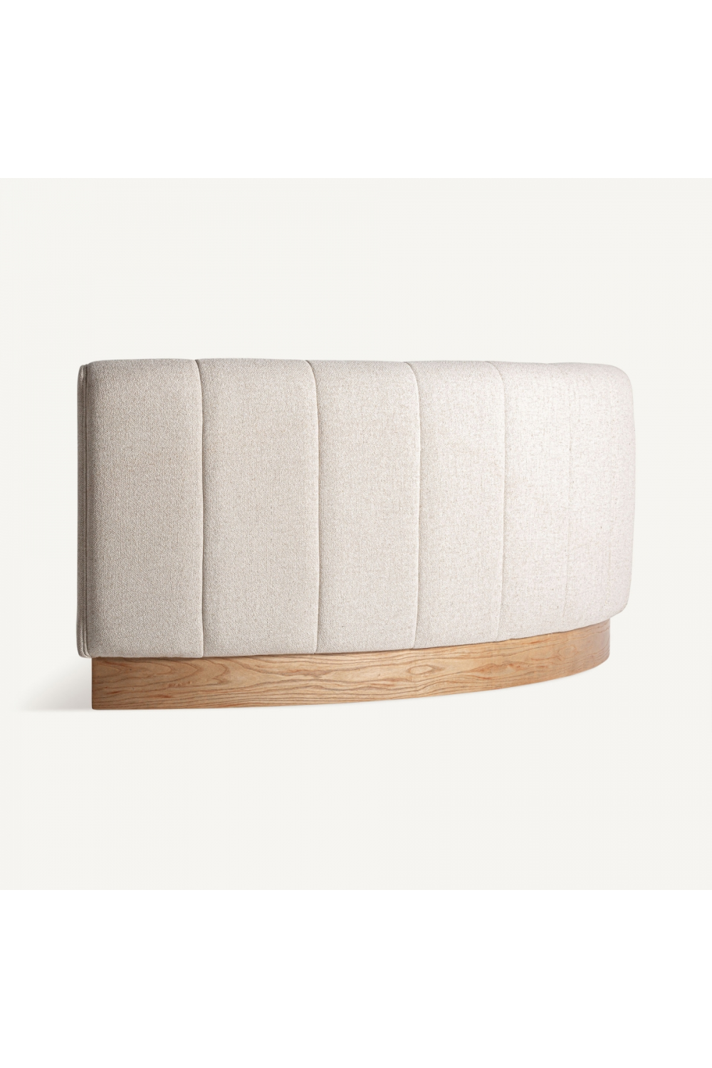 Beige Channeled Central Sofa | Vical Home Lurcy | Oroa.com
