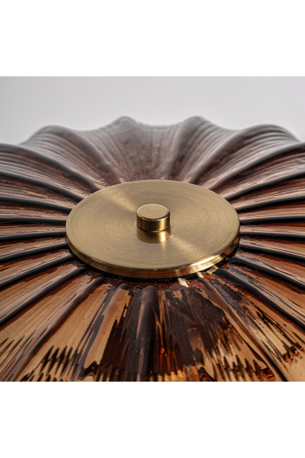 Reeded Brown Glass Table Lamp | Vical Home | Oroa.com