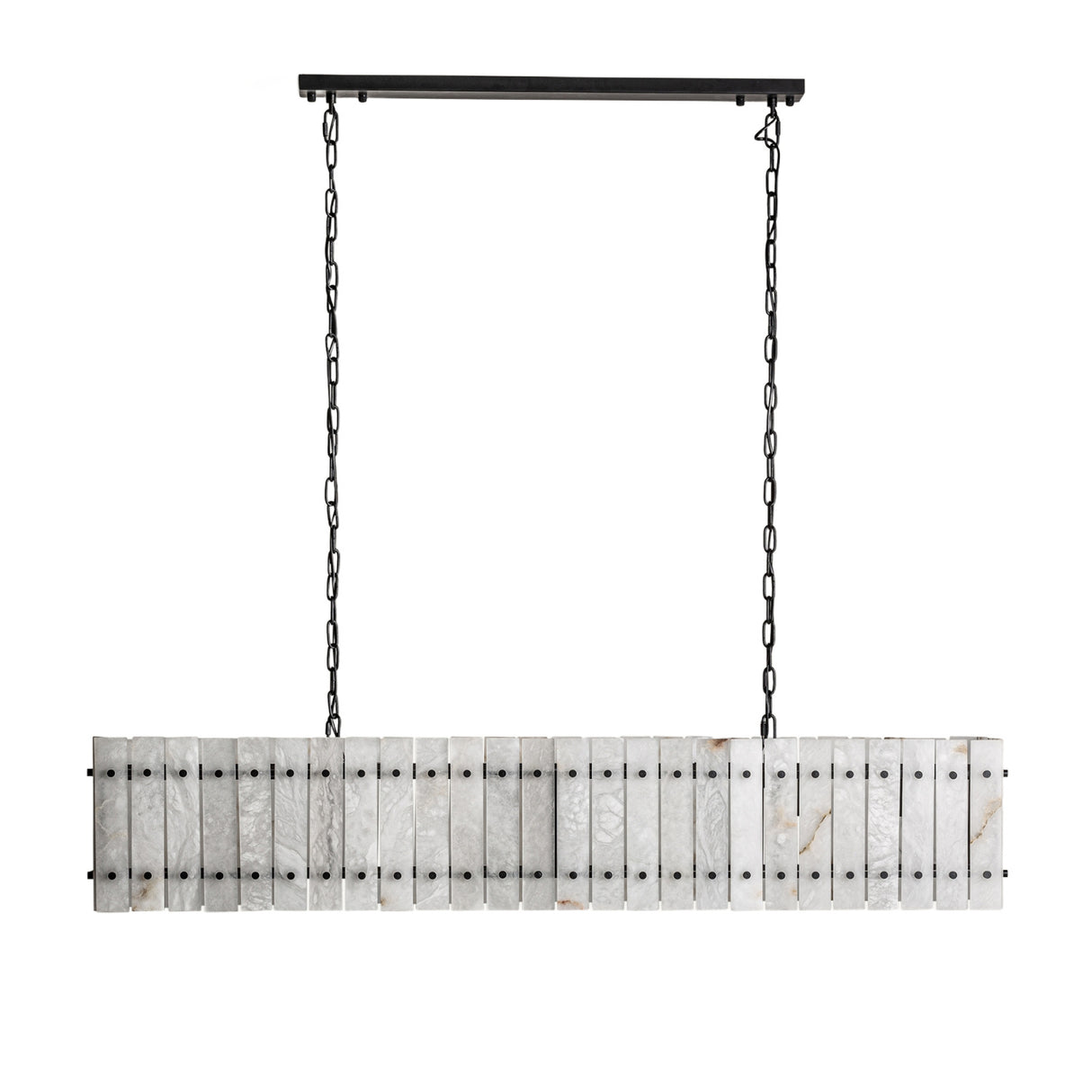 Modern European furniture - Gray Marble Linear Pendant Light - www.oroa.com | Oroa.com
