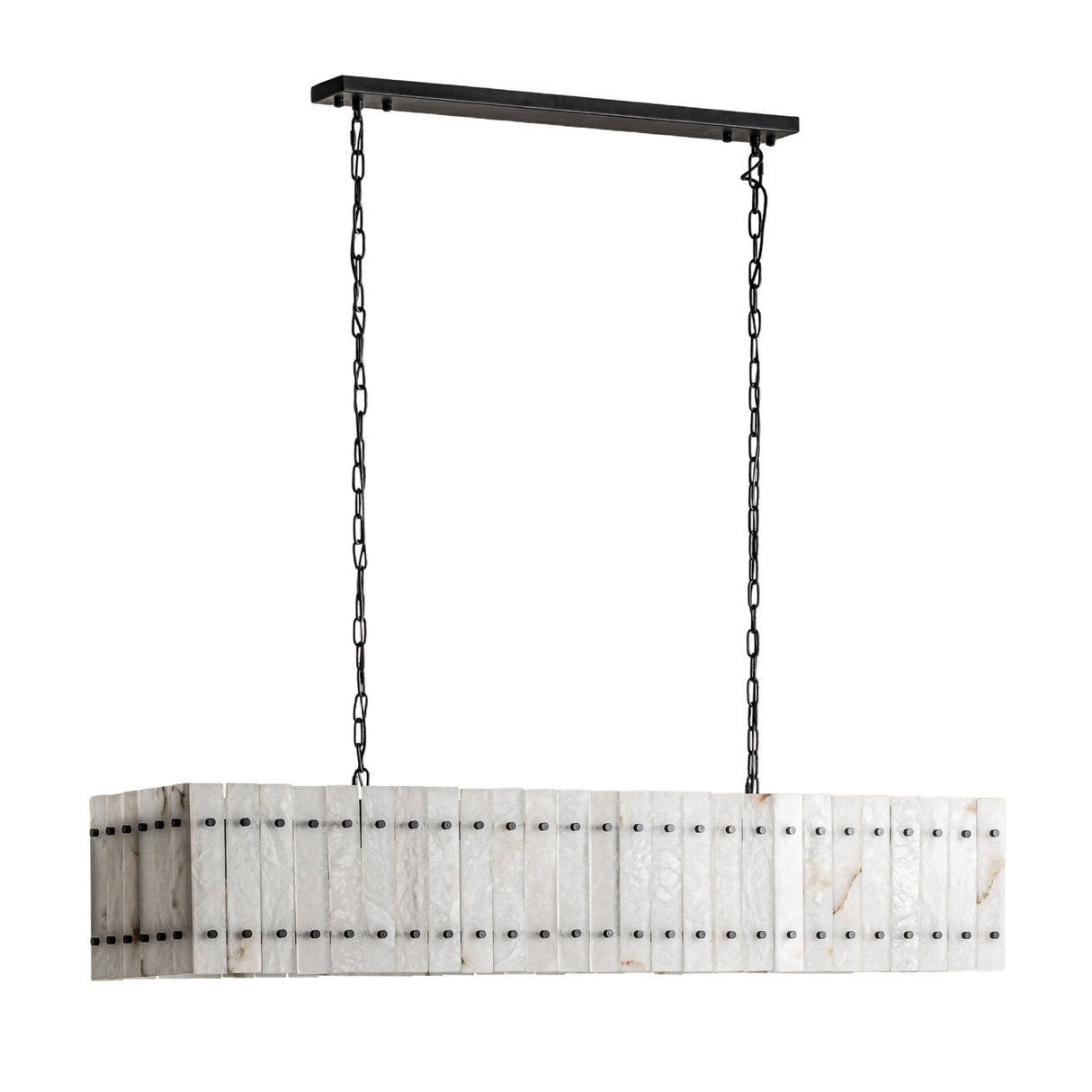 Modern European furniture - Gray Marble Linear Pendant Light - www.oroa.com | Oroa.com