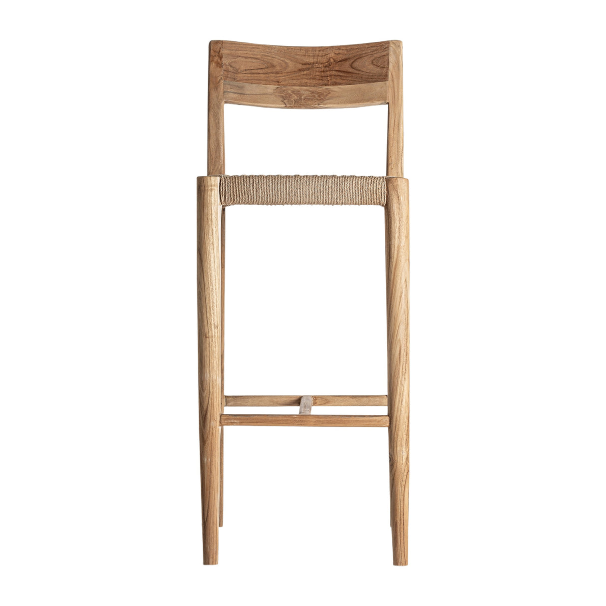 Modern European furniture - Brown Teak Bar Stool - www.oroa.com | Oroa.com
