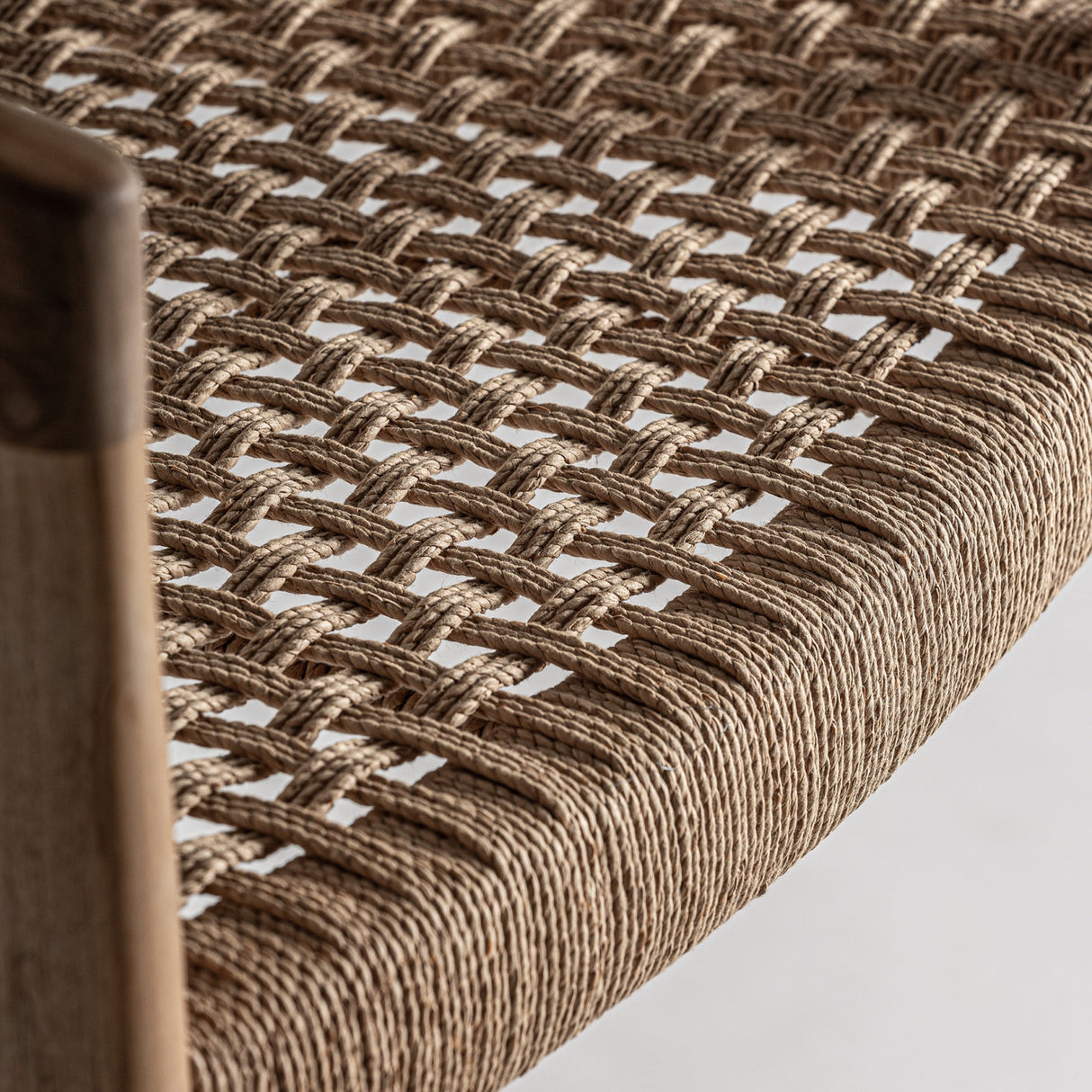 Modern European furniture - Brown Teak Curved Counter Stool - www.oroa.com | Oroa.com