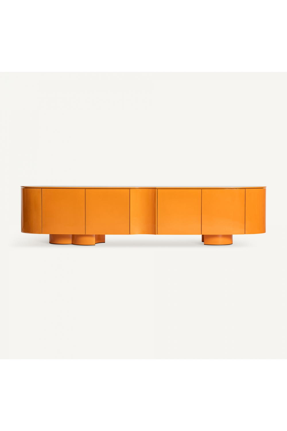 Orange 4-Door Media Unit | Vical Home Mirkov | Oroa.com