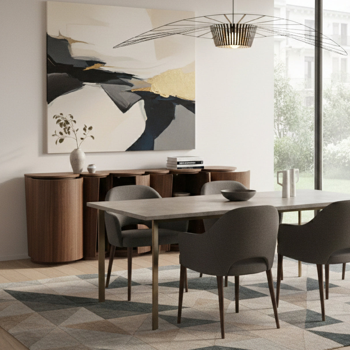 Wooden Scalloped Sideboard | Oroa.com