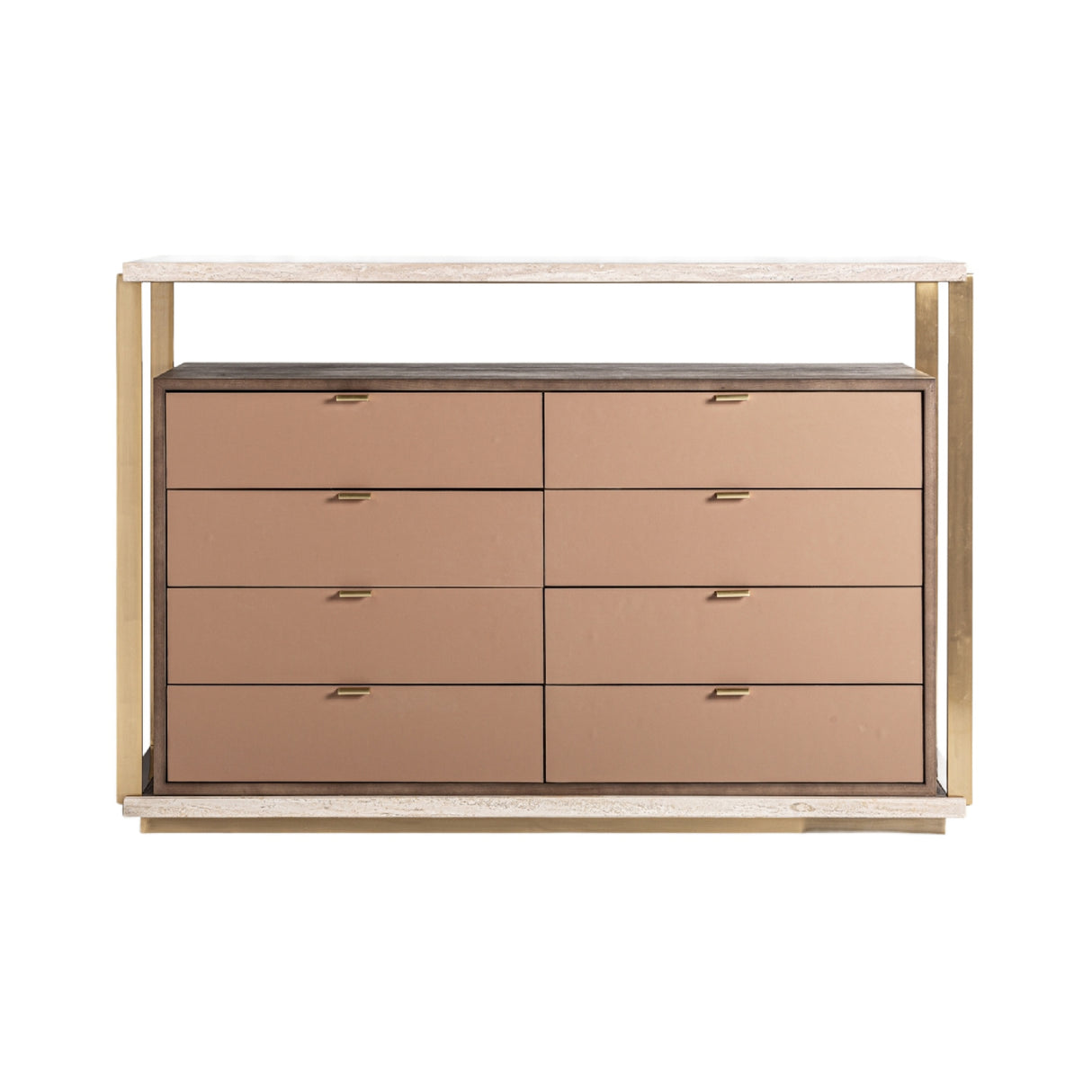 Gold 8-Drawer Chest | Oroa.com
