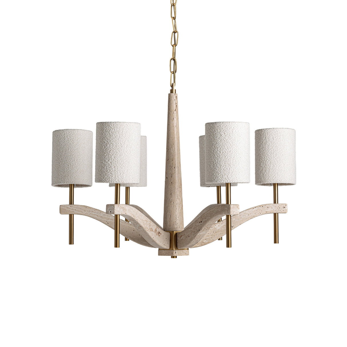 Modern European furniture - Beige Marble Chandelier - www.oroa.com | Oroa.com
