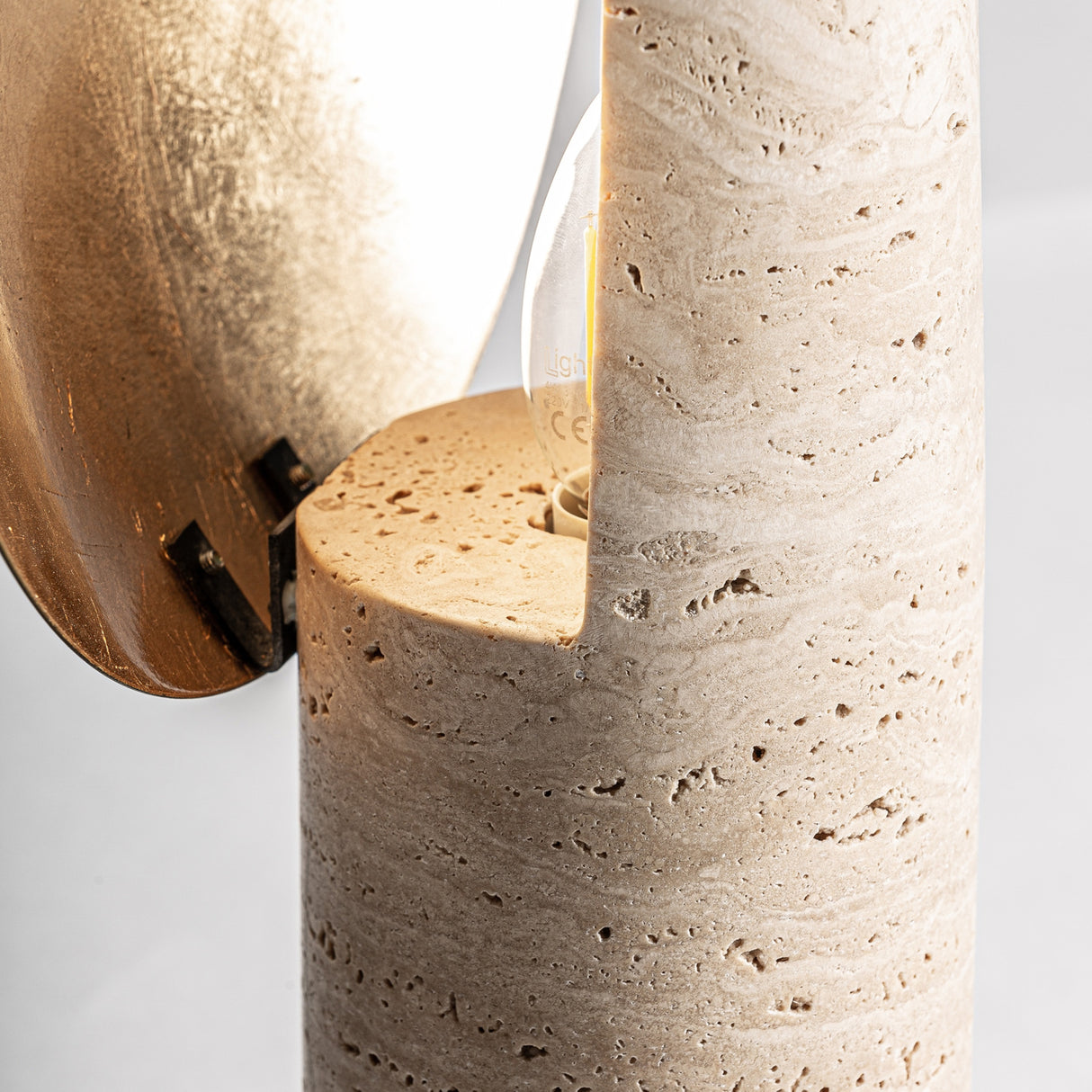 Modern European furniture - Beige Marble Table Lamp - www.oroa.com | Oroa.com