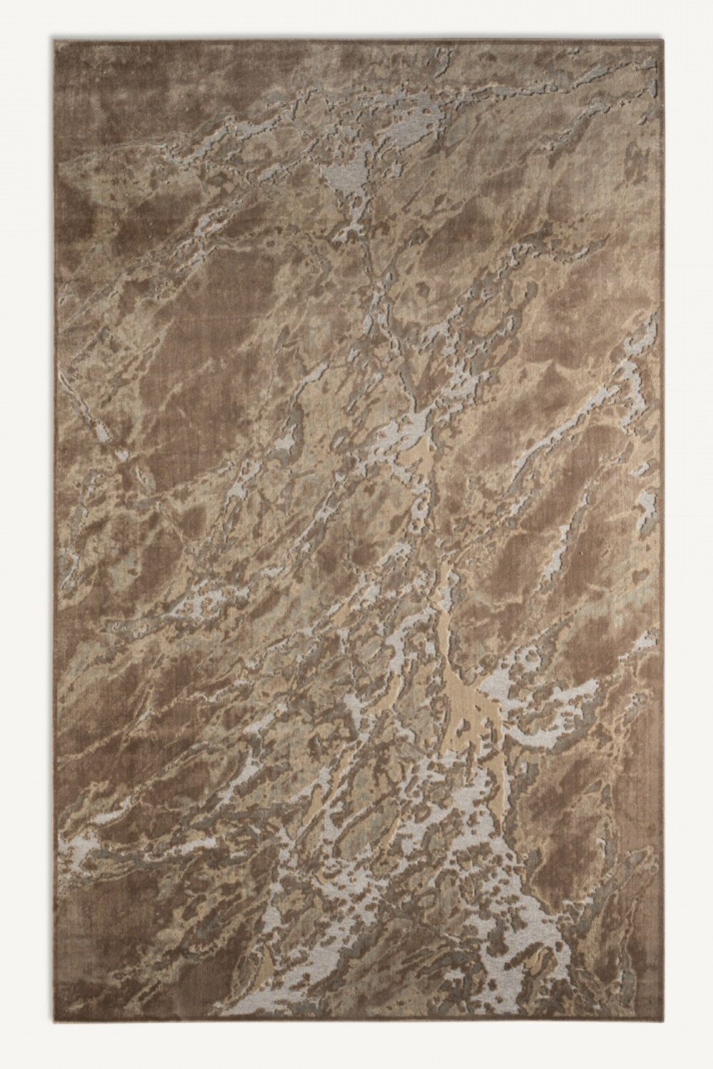 Brown Viscose Area Rug 10' x 6'5" | Vical Home Jena | Oroa.com