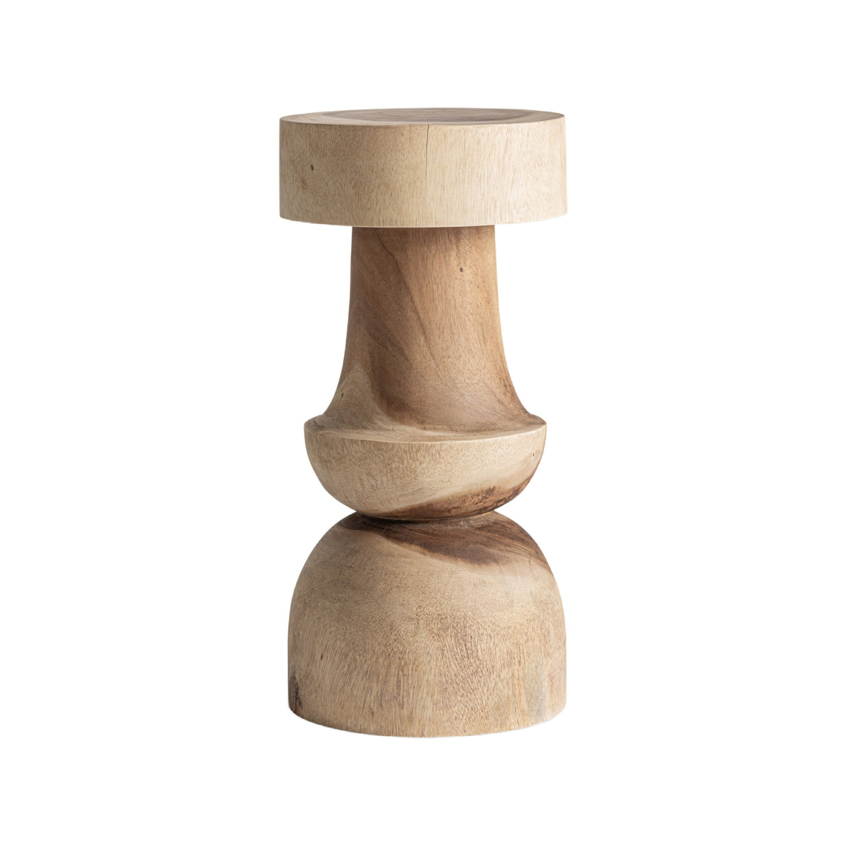 Carved Suar Wood Stool | Oroa.com