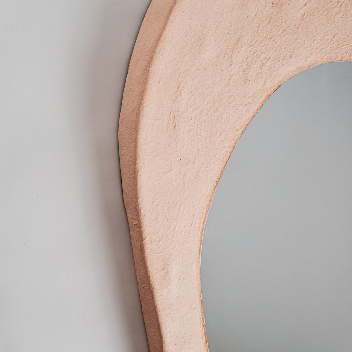Modern European furniture - Pink Organic-Shaped Mirror - www.oroa.com | Oroa.com