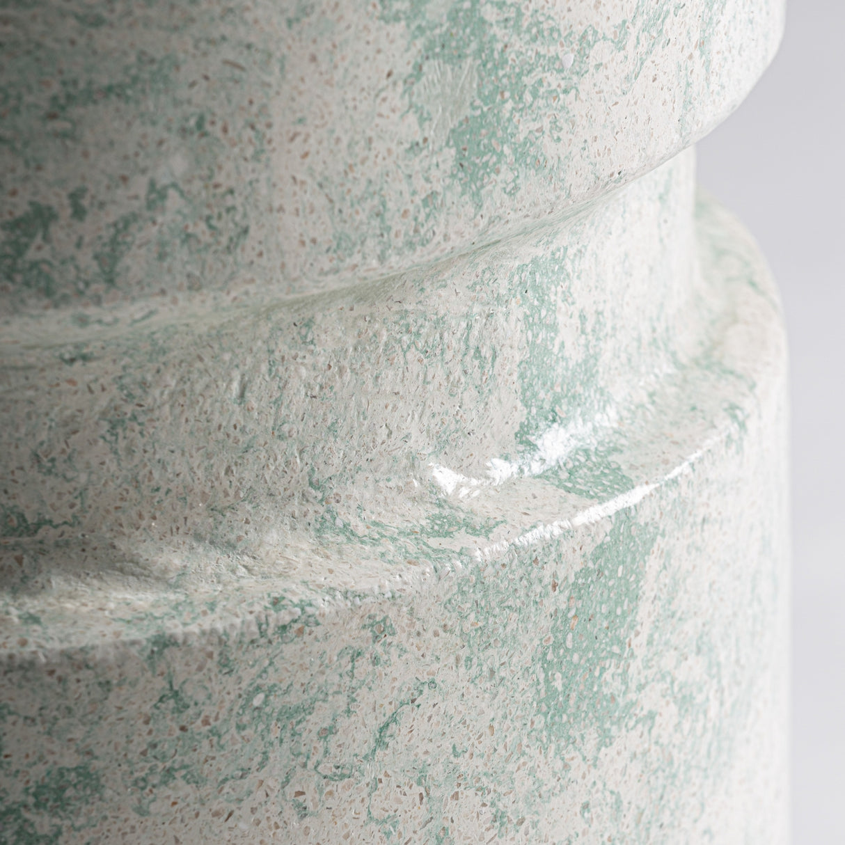 Green Swirl Terrazzo Side Table | Oroa.com