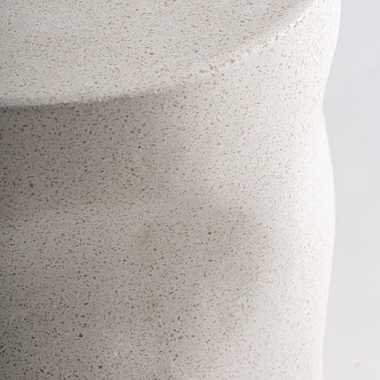 White Terrazzo Organic Side Table | Oroa.com