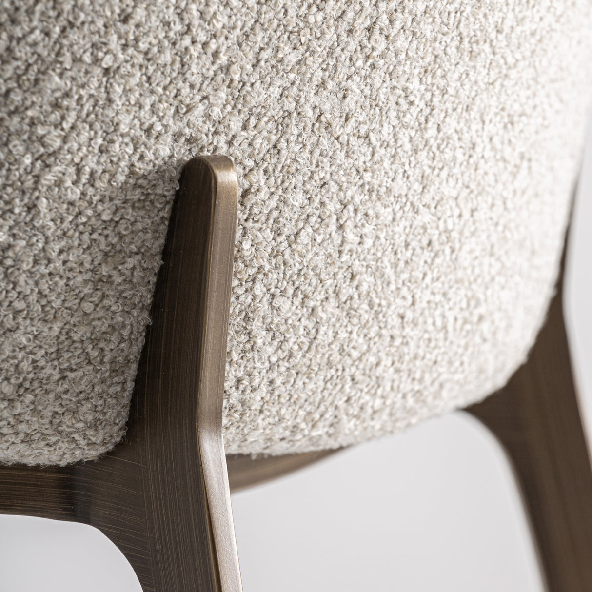 Gray Cotton Counter Stool | Oroa.com
