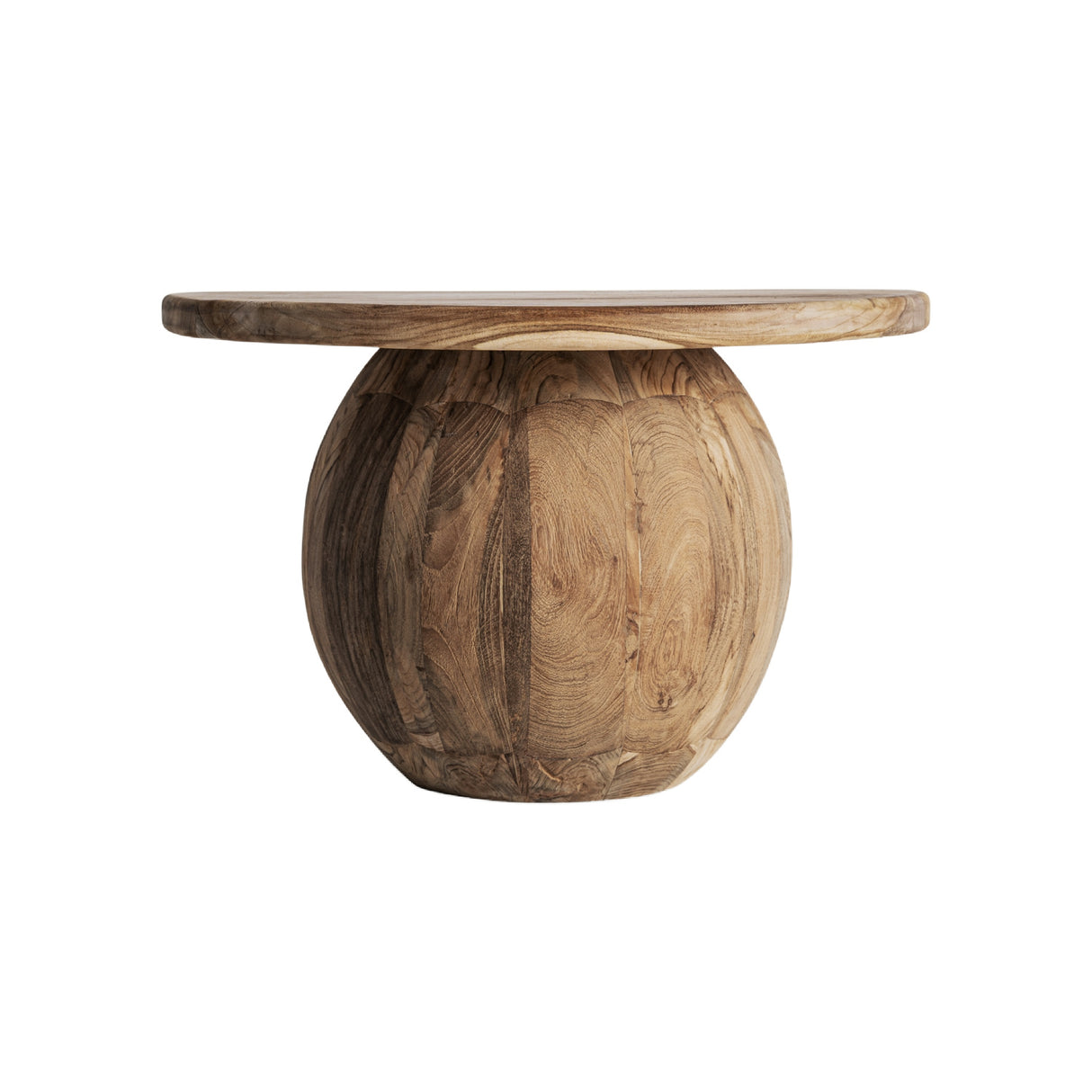Modern furniture - Round Teak Wood Coffee Table - www.oroa.com | Oroa.com