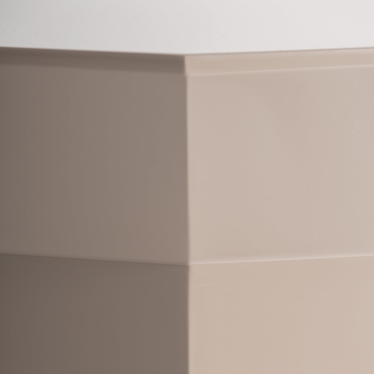 Modern European furniture - Cream Octagonal Side Table - www.oroa.com | Oroa.com