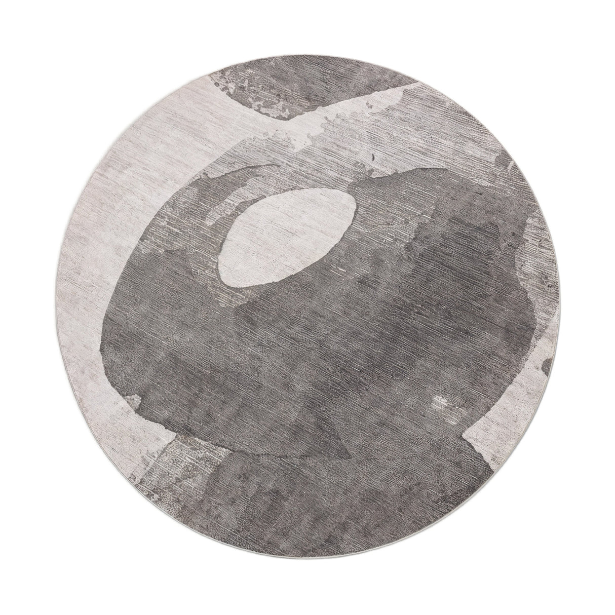 Beige & Green Round Carpet | Oroa.com