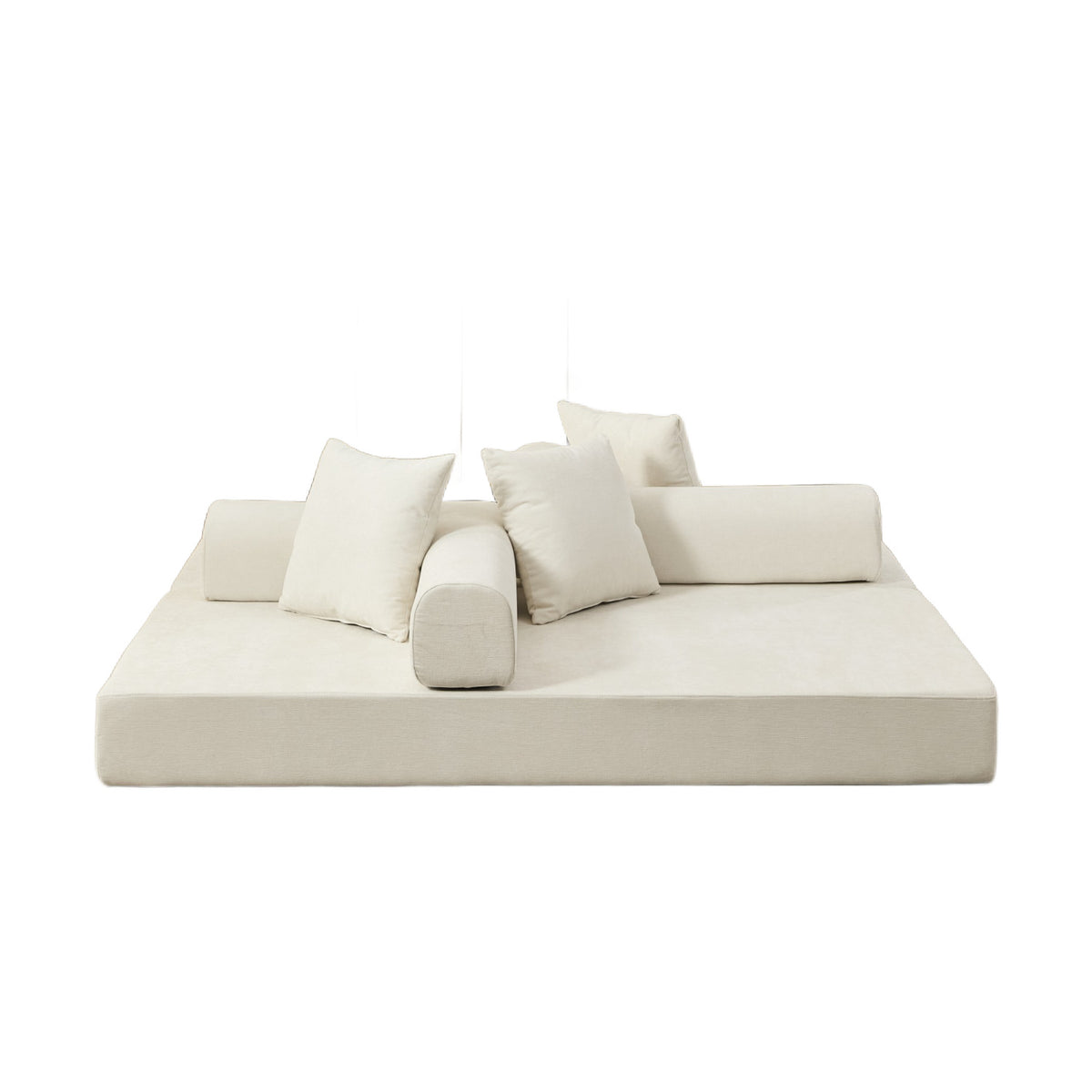 Chenille Upholstered Sofa Bed | OROA