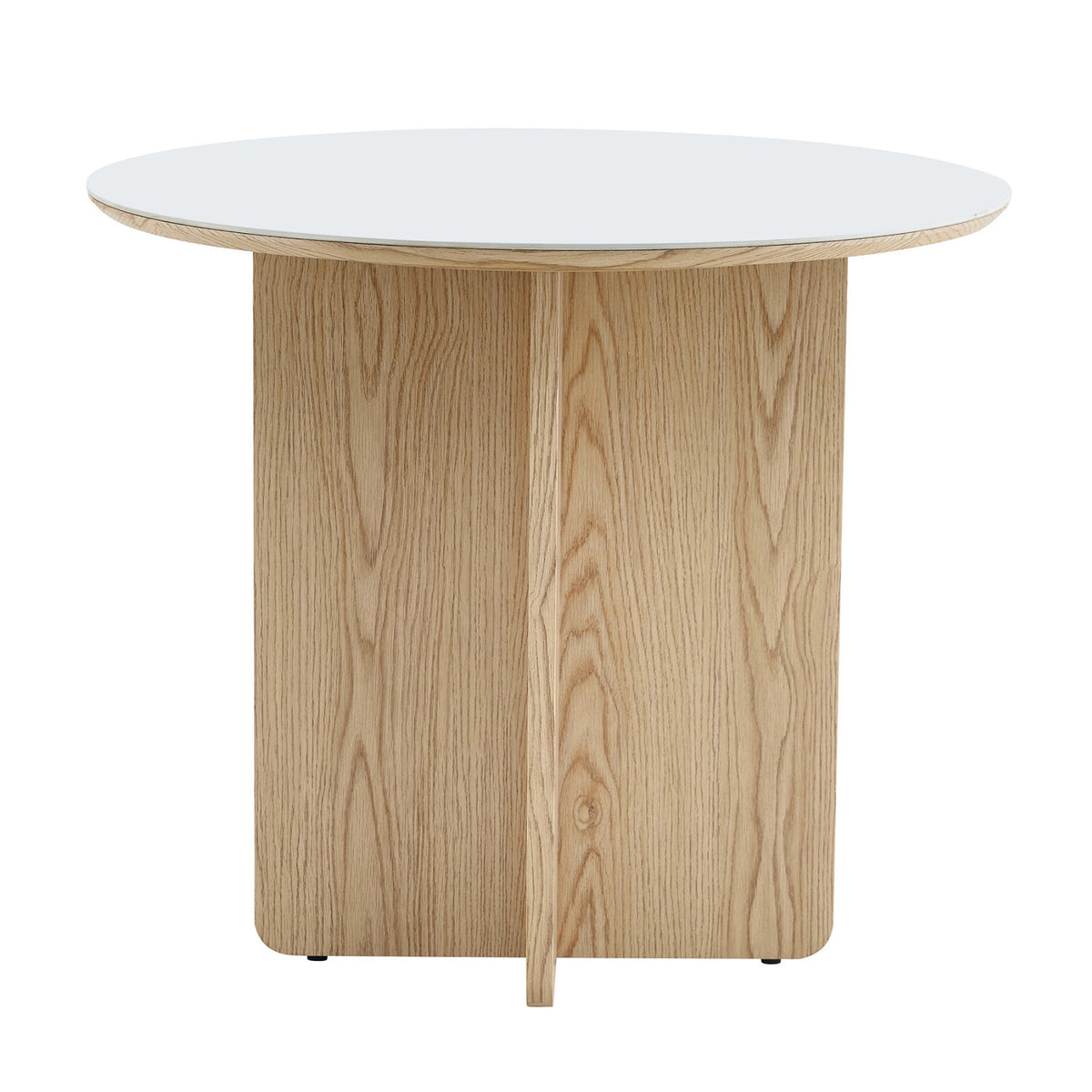 Modern European furniture - White Medieval Style Round Dining Table - www.oroa.com