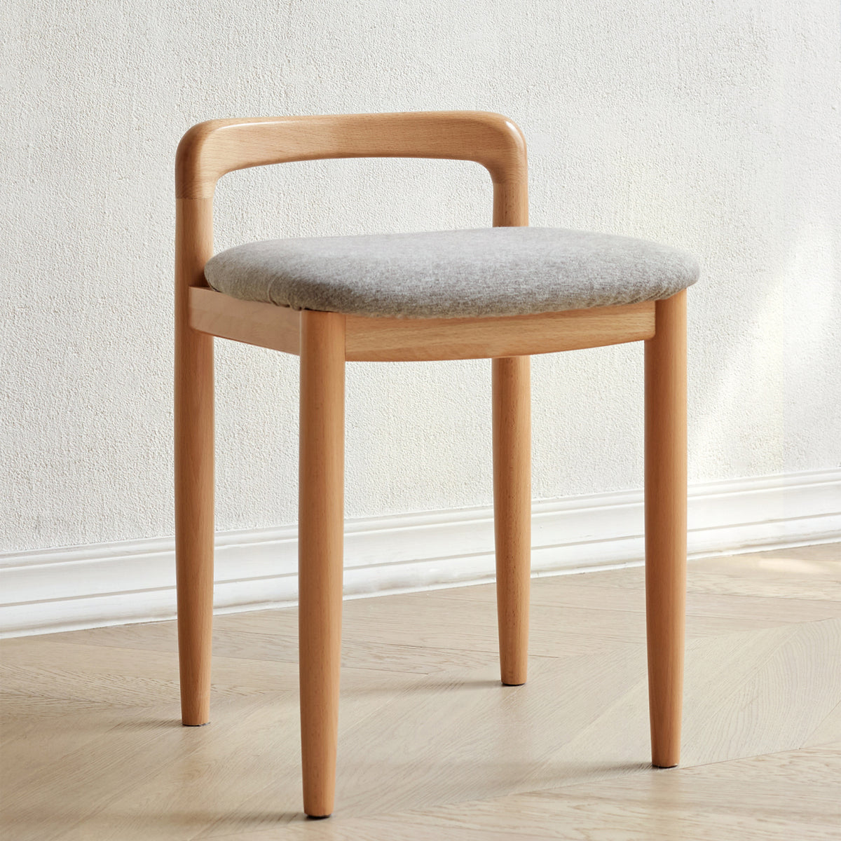 Modern European furniture - Natural Beech Wood Makeup Stool Bed Bench - www.oroa.com