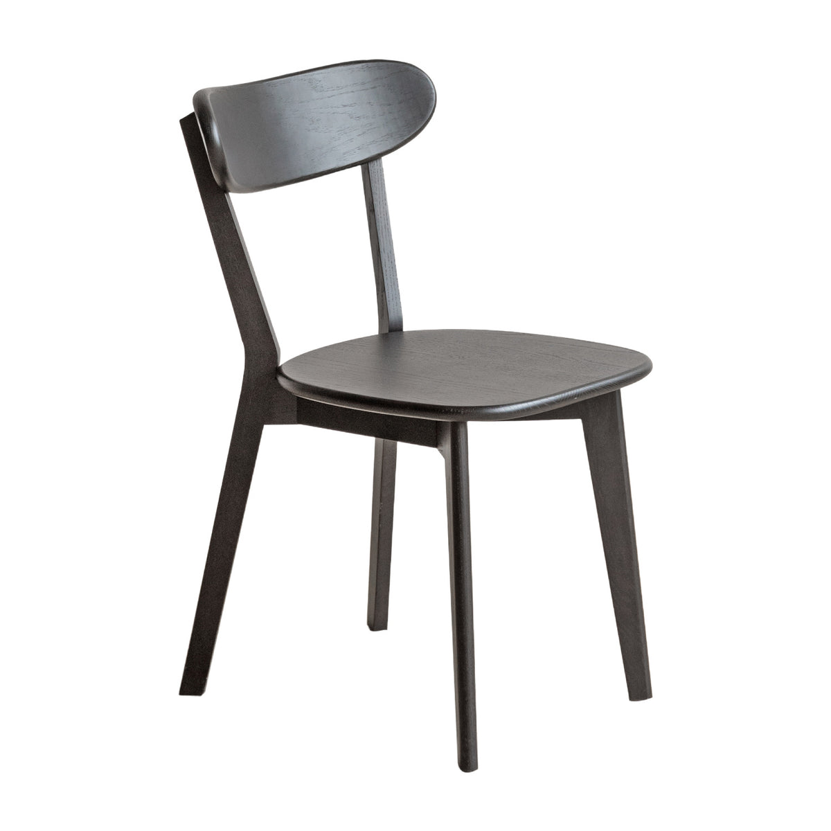 Modern European furniture - Black Oak Dining Chair - www.oroa.com