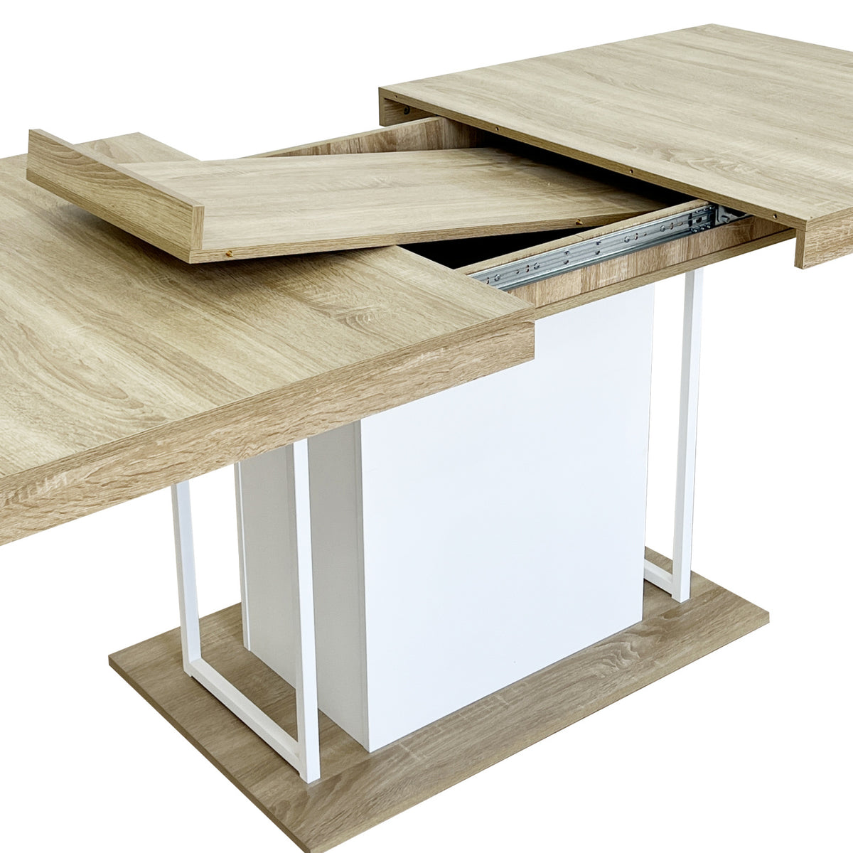 Modern European furniture - Modern Extendable Wood Dining Table - www.oroa.com