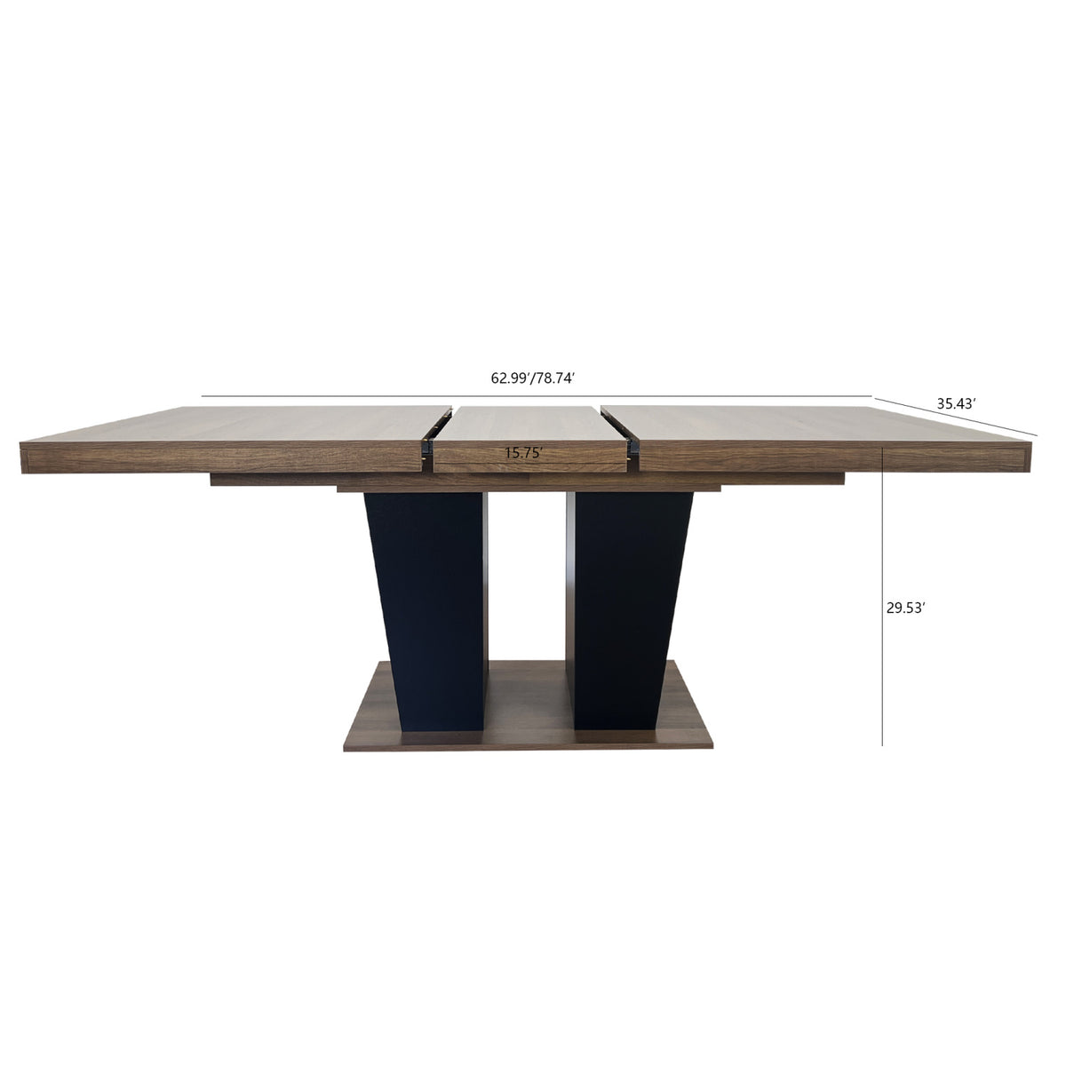 Extendable Rectangular Dining Room Table | OROA