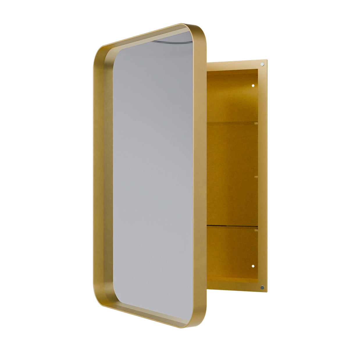 Metal Framed Medicine Cabinet with Mirror | OROA