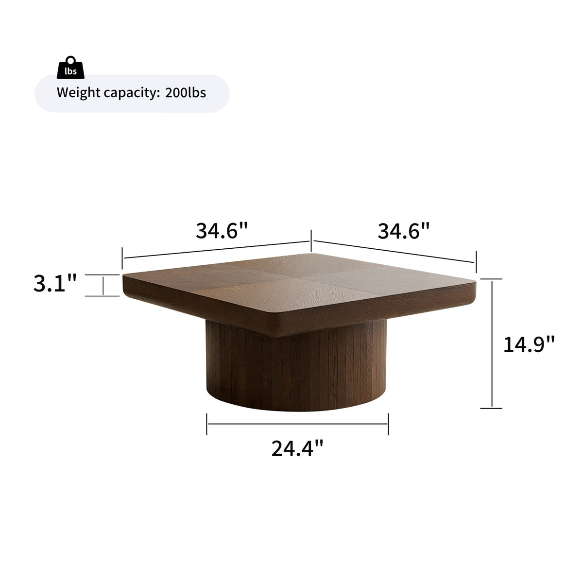 Modern European furniture - Modern Square Coffee Table Modern European furniture - www.oroa.com