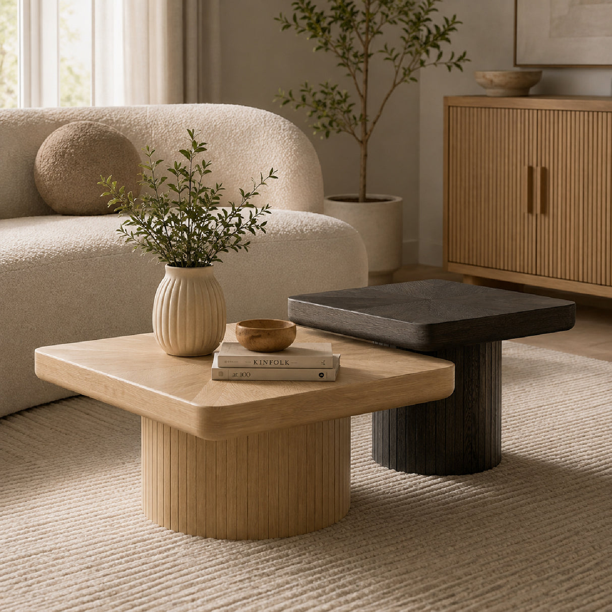 Modern Wood Nesting Coffee Tables | OROA