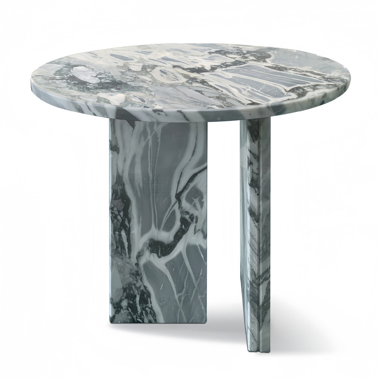 Blue Gray Natural Marble Coffee Table | OROA