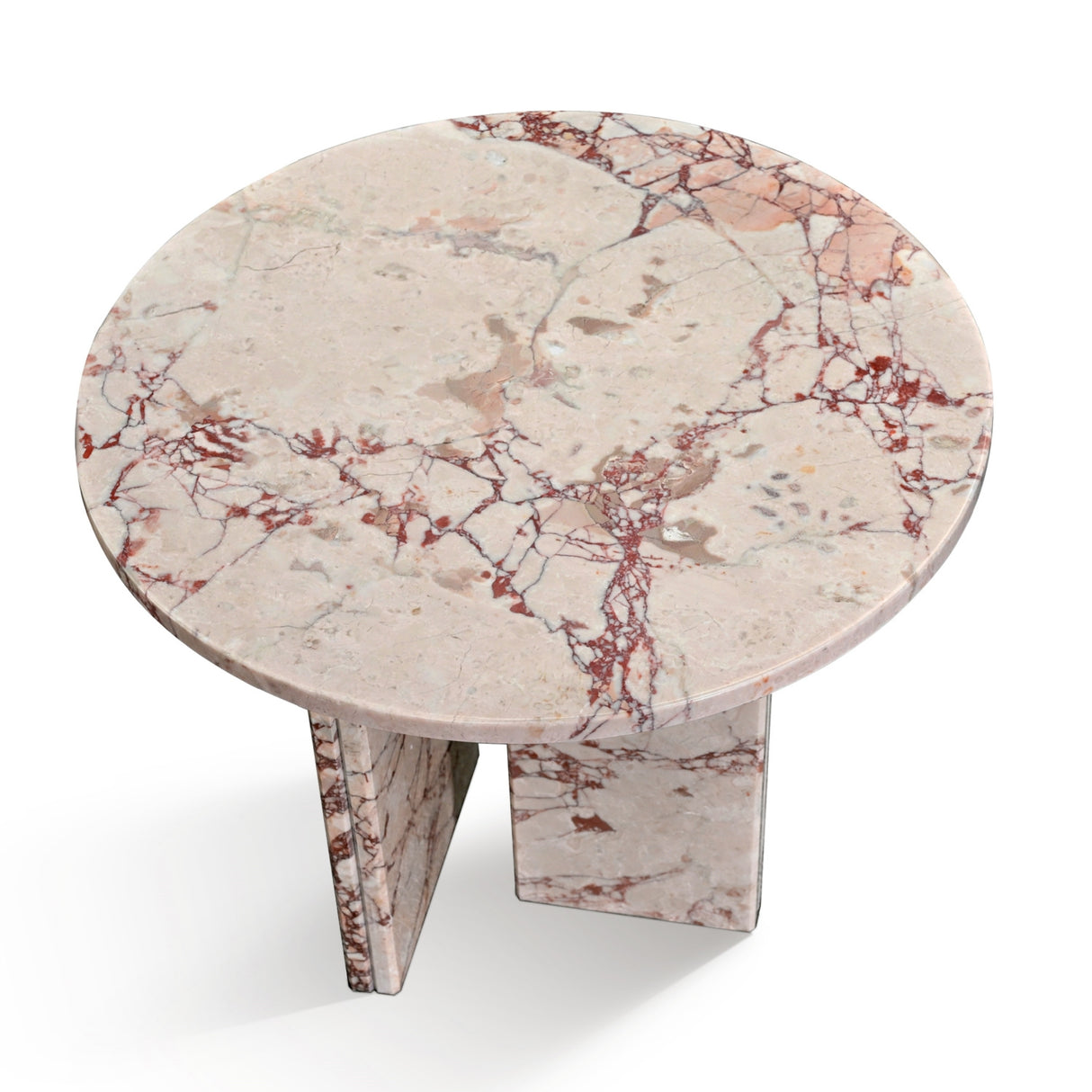 Diamond Pink Marble Coffee Table | OROA
