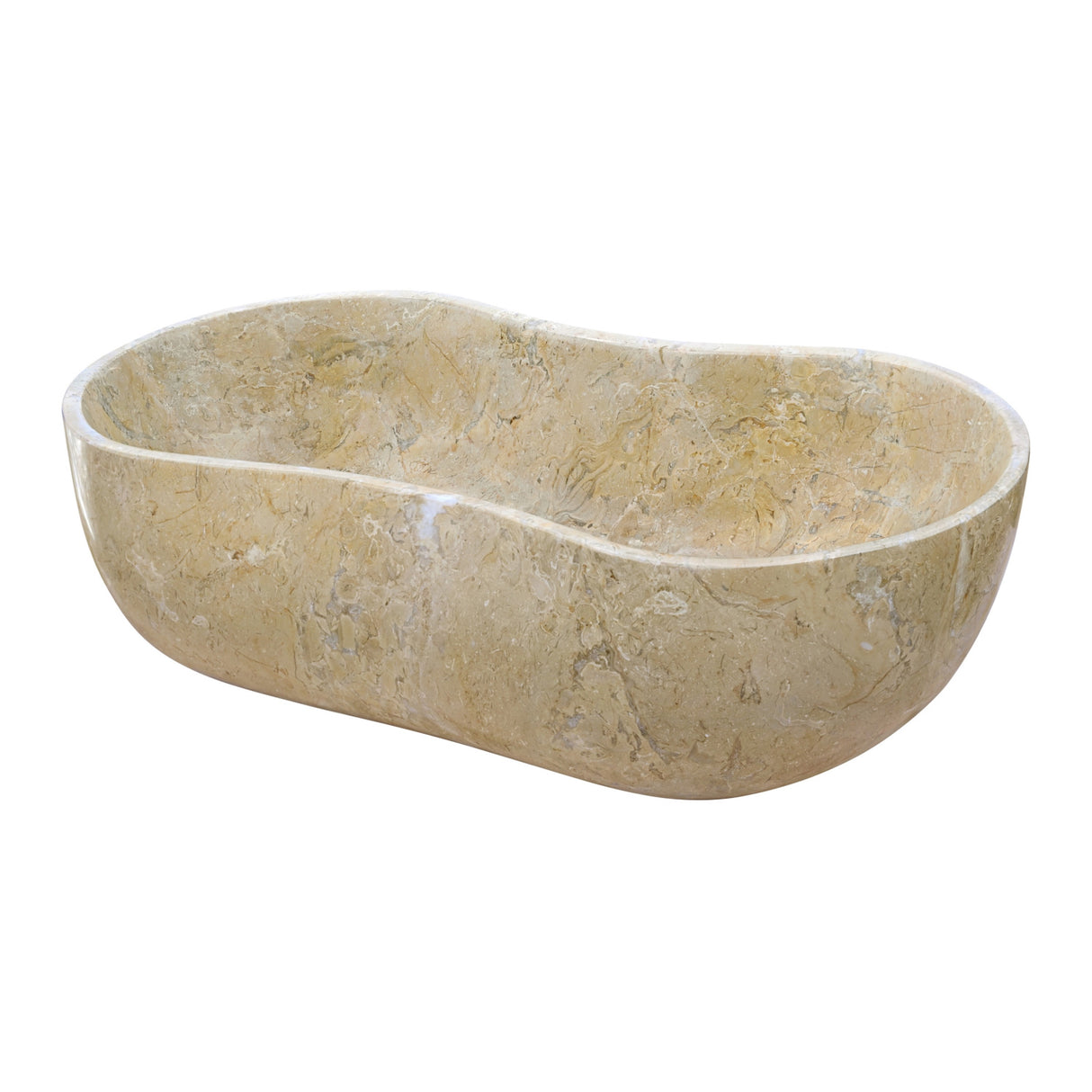Natural Marble Bathroom Vessel Sink | OROA
