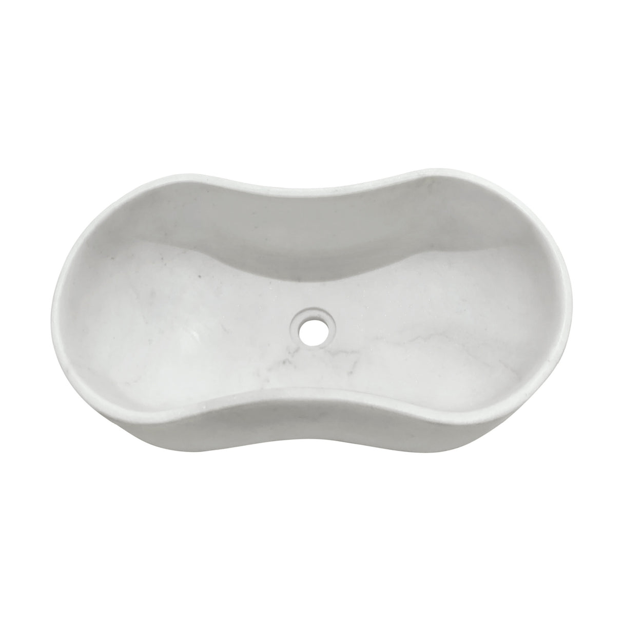 White Marble Bathroom Vessel Sink | OROA