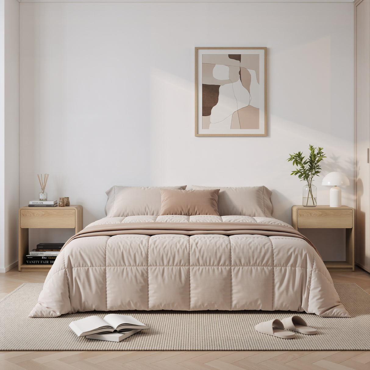 Oak Modern Bedside Table Set | OROA