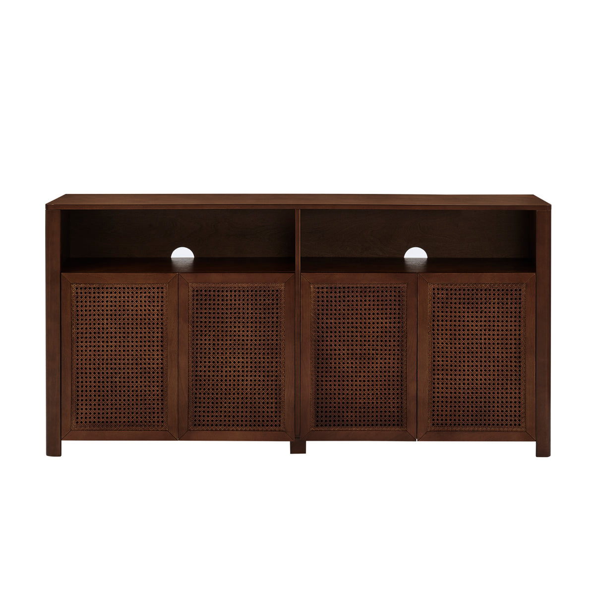 Mid Century Modern Rattan Sideboard | OROA