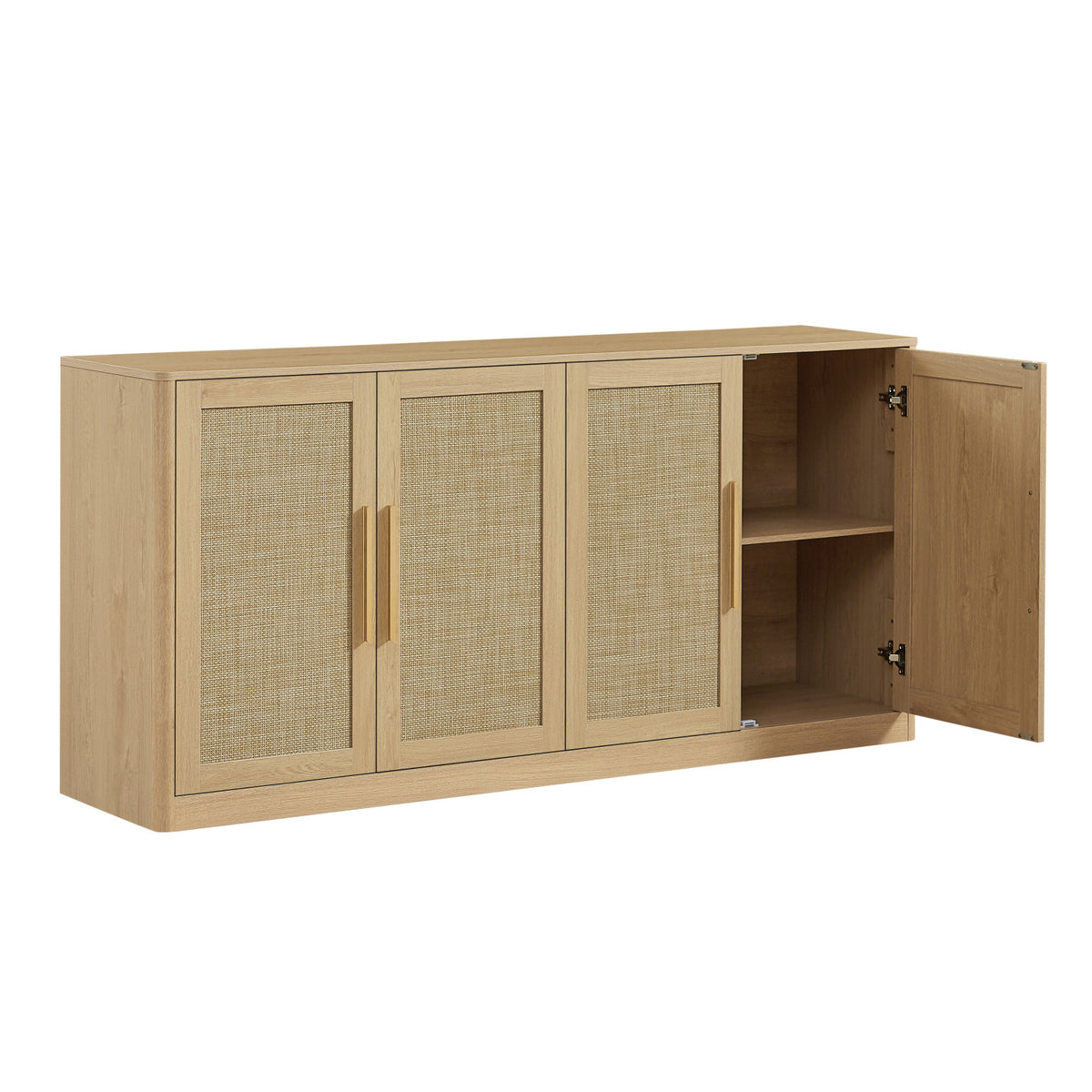 Modern European furniture - Rattan Sideboard Buffet Cabinet - www.oroa.com