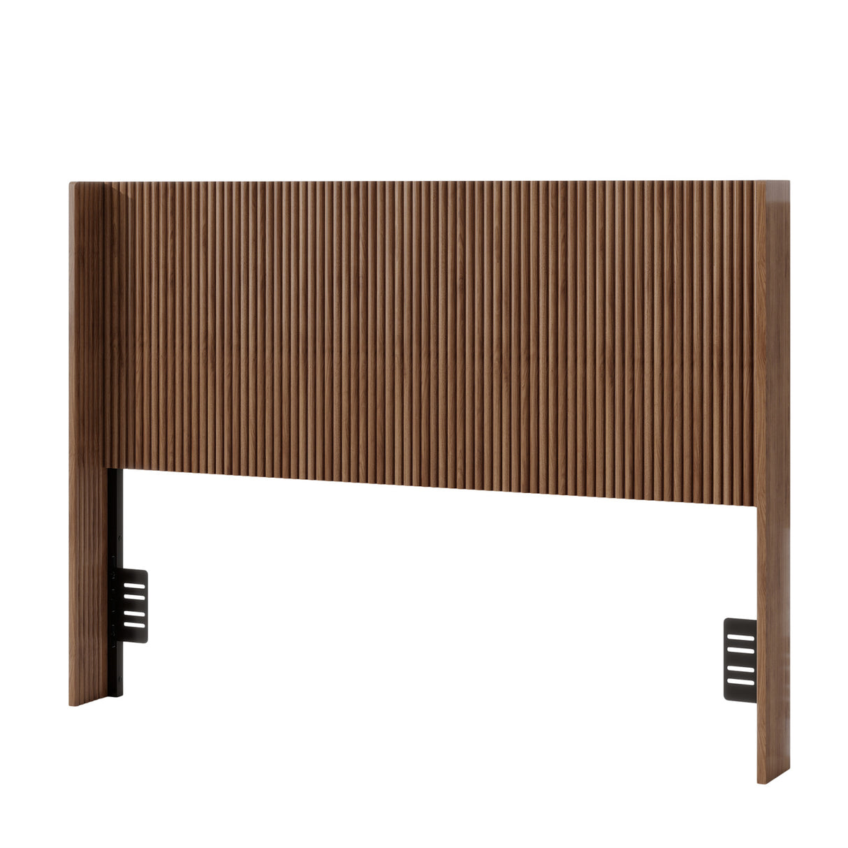 Vertical Ribbed Freestanding Queen Headboard | OROA