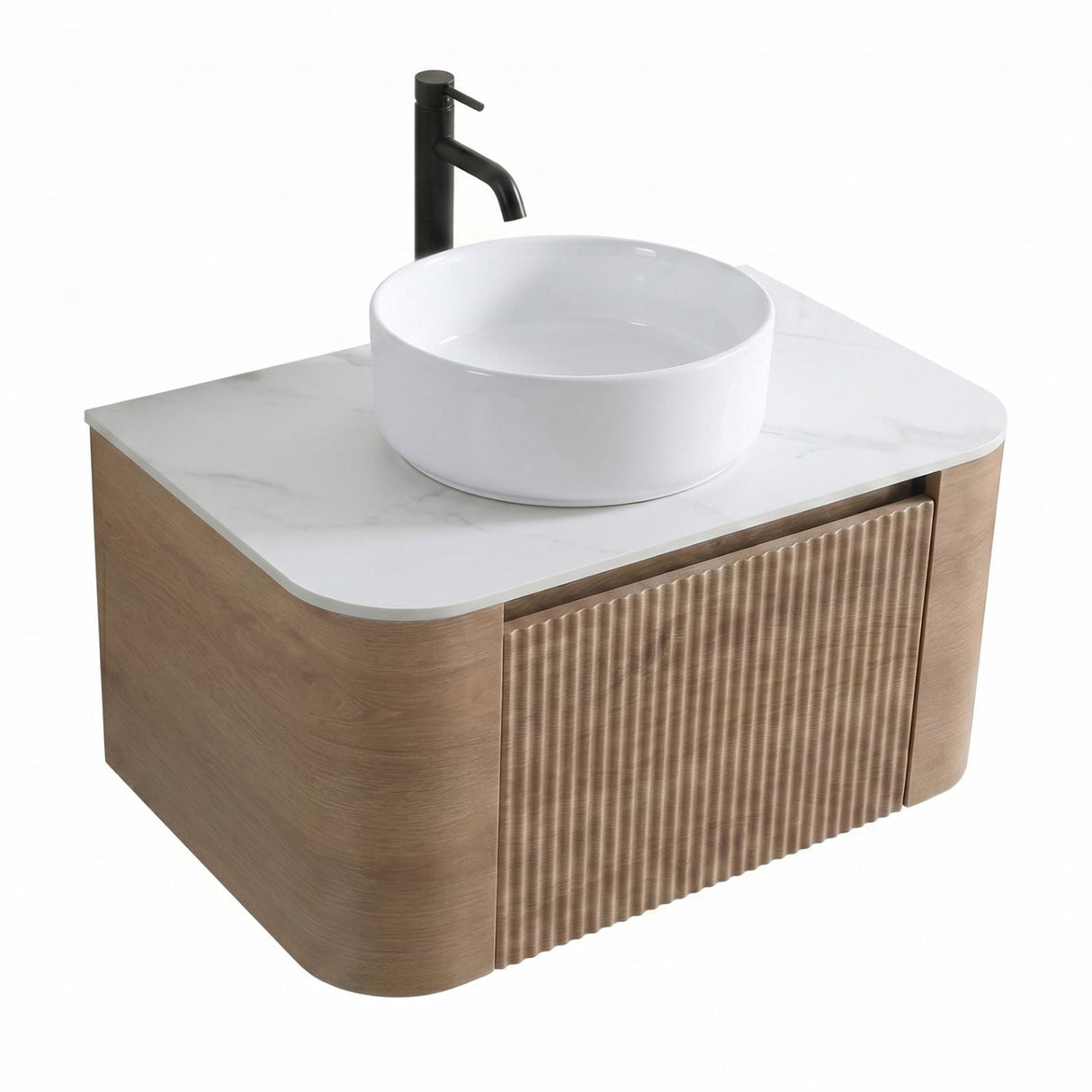 Erba Honey Oak Bathroom Vanity with Sink | OROA