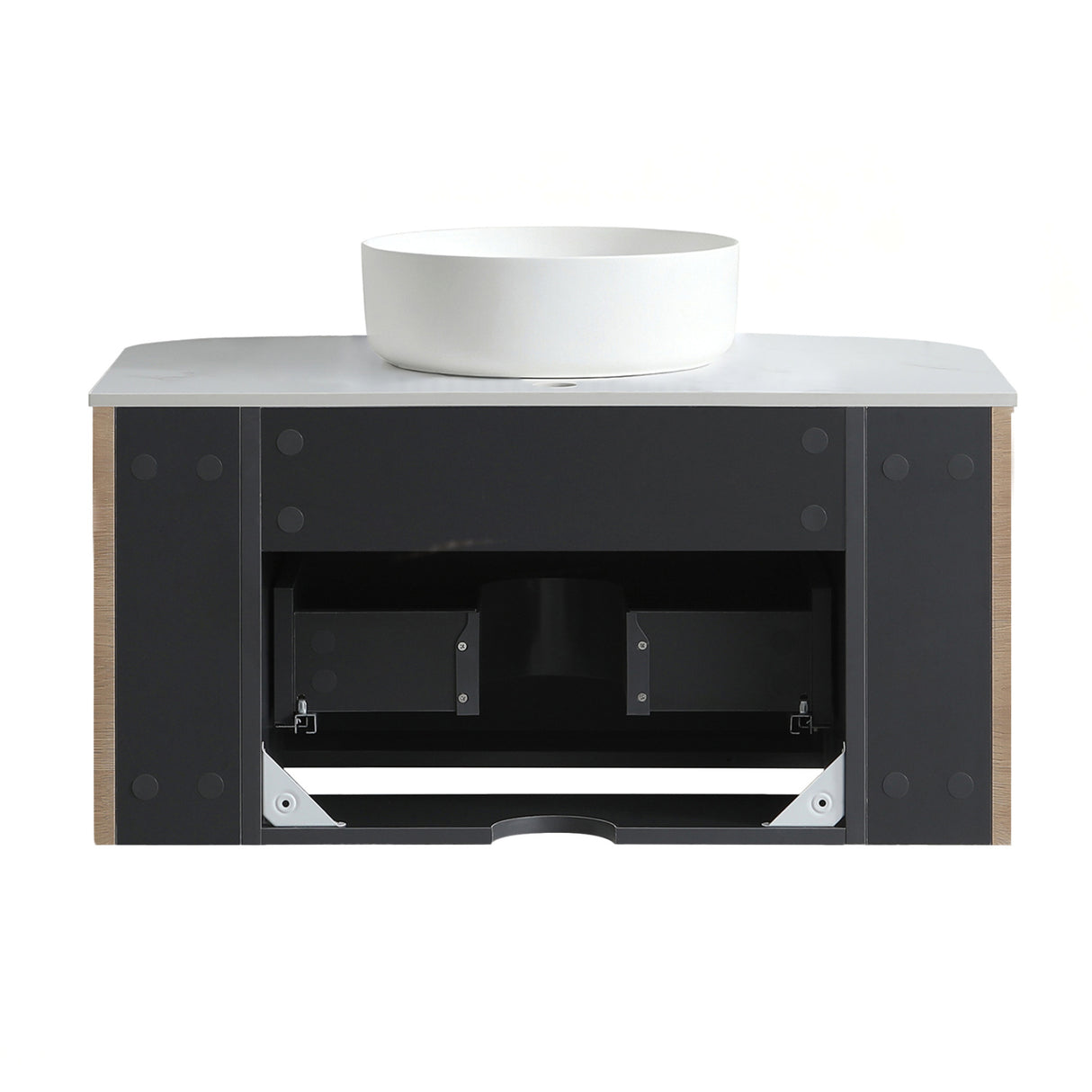 Erba Honey Oak Bathroom Vanity with Sink | OROA