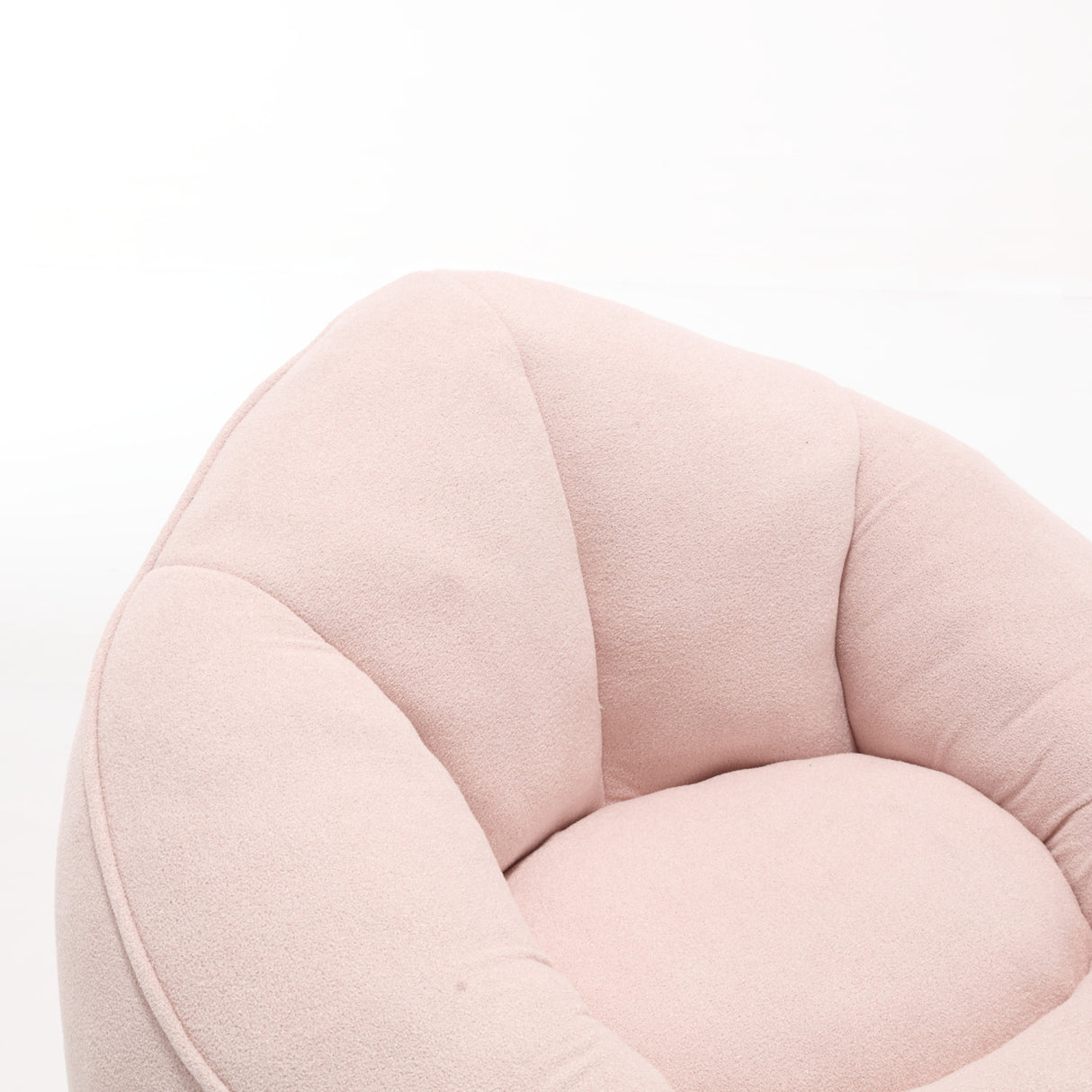 Pink Bean Bag Sofa Chair with Footrest | OROA Kids