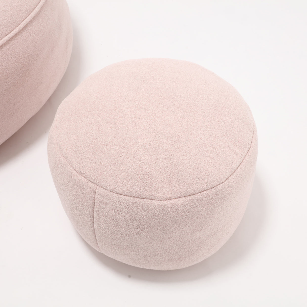 Pink Bean Bag Sofa Chair with Footrest | OROA Kids